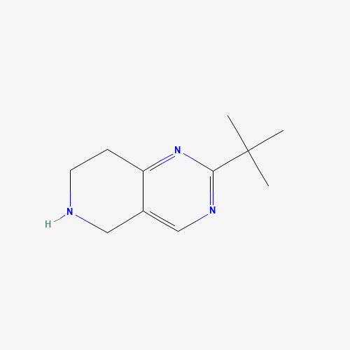 2-叔丁基-5,6,7,8-四氢吡啶[4,3-d]嘧啶,CAS 1211516-37-8,「源叶」T55265758-1g