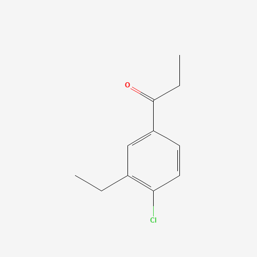 1-（4-氯-3-乙基苯基）丙烷-1-酮,CAS 1314939-52-0,「Fluorochem」C55269215-5g