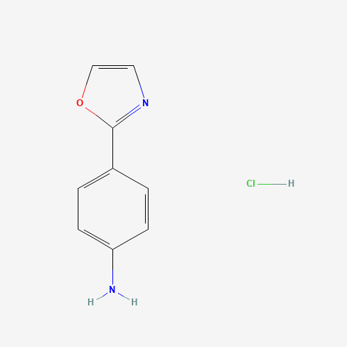 4-（1,3-恶唑-2-基）苯胺_盐酸盐制备(C9H9ClN2O),CAS 1351659-13-6报价,「源叶」A56737690-250mg
