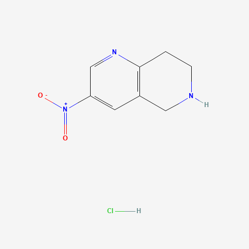 3-硝基-5,6,7,8-四氢-1,6-萘啶_盐酸盐制备,CAS 1354542-05-4报价,「Fluorochem」N56924218-1g