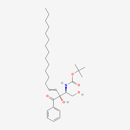 （2S_3R_4E）-3-苯甲酰基-2-叔丁氧基羰基氨基-4-十八碳-1,3-二醇,CAS 299172-59-1,「源叶」S57376876-1mg