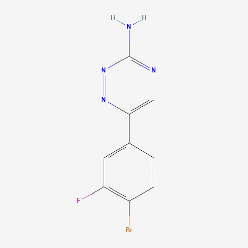 6-（4-溴-3-氟苯基）-1,2,4-三嗪-3-胺,CAS 1029714-84-8,「源叶」B57516523-5g