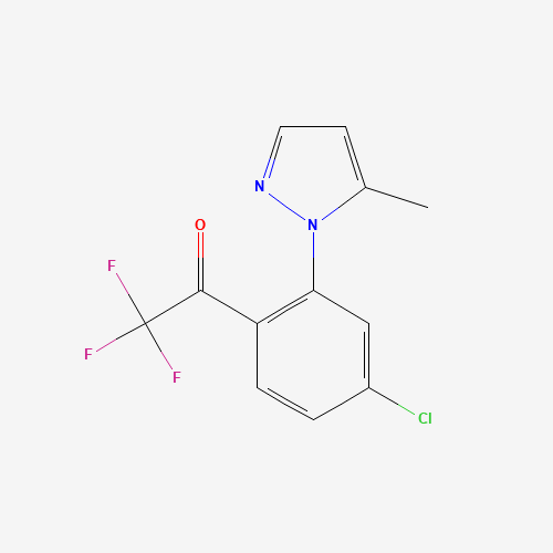 吡唑-三氟乙酮(C12H8ClF3N2O),CAS 1125828-32-1,「源叶」C57609540-1g
