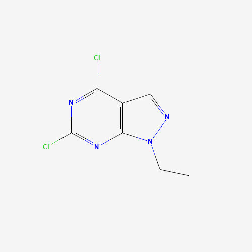 吡唑_嘧啶(C7H6Cl2N4),CAS 864292-48-8,「源叶」D58345958-250mg