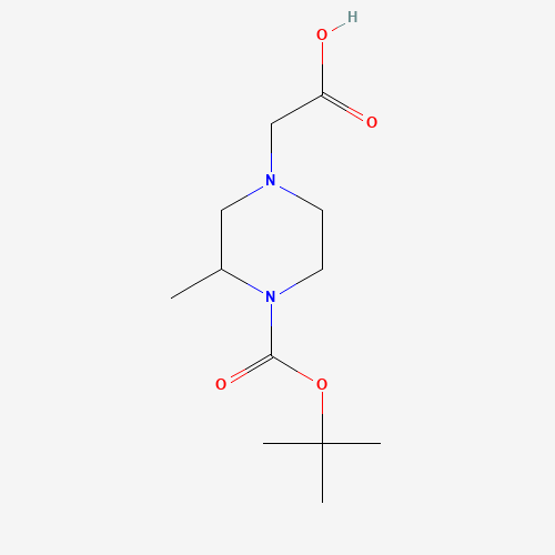 4-羧甲基-2-甲基哌嗪-1-羧酸叔丁酯,CAS 1060813-50-4,「Fluorochem」C66568149-500mg