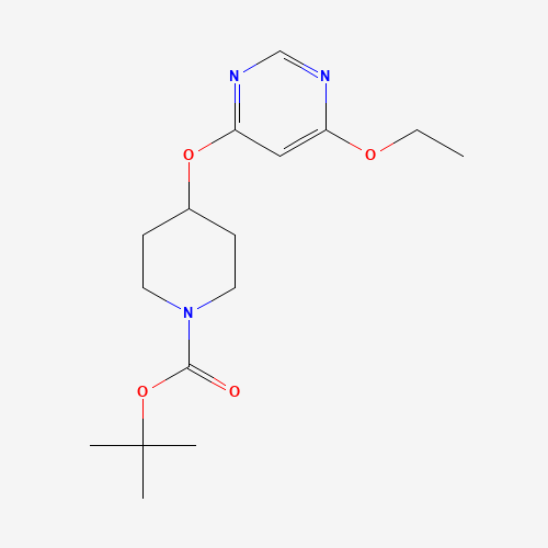 乙氧基嘧啶-甲酸叔丁酯(C16H25N3O4),CAS 1353972-77-6,「Fluorochem」T66569744-500mg