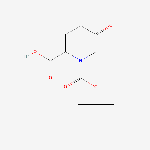 1-（叔丁氧羰基）-5-氧哌啶-2-羧酸,CAS 1260641-46-0,「源叶」T66777370-50mg