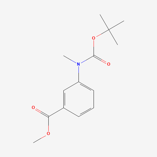 3-（叔丁氧羰基（甲基）氨基）苯甲酸甲酯,CAS 168162-31-0,「Fluorochem」M67497097-250mg