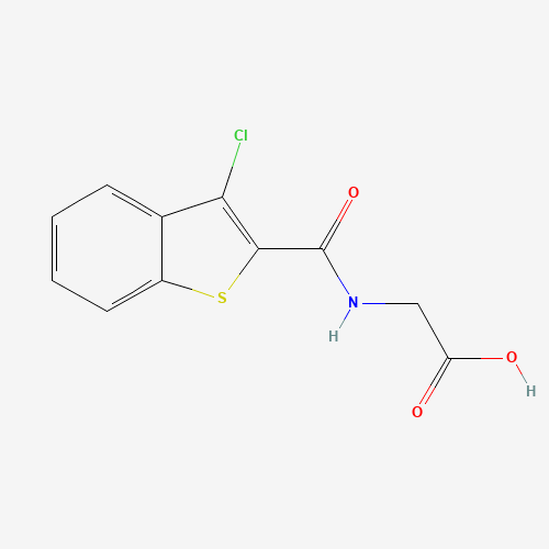 [（3-氯-苯并[b]噻吩-2-羰基）-氨基]-乙酸,CAS 216985-67-0,「源叶」C694661-1g