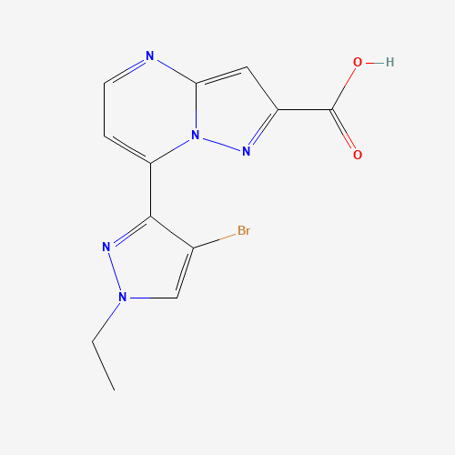 吡唑_羧酸(C12H10BrN5O2),CAS 1001500-67-9,「Fluorochem」B7017594-1g