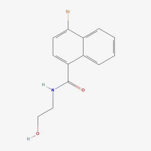 4-溴-N-（2-羟乙基）萘-1-甲酰胺,CAS 1375069-28-5,「源叶」B70699894-100mg
