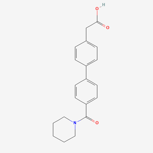 {4-[4-（哌啶羰基）苯基]苯基}乙酸,CAS 1375069-29-6,「源叶」P70699895-50mg