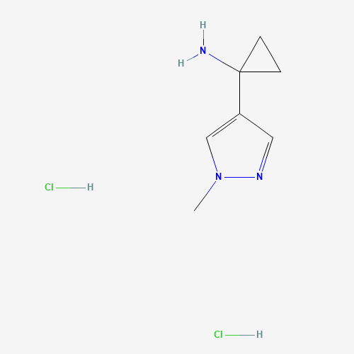 吡唑-环丙胺二盐酸盐(C7H13Cl2N3),CAS 1401426-05-8,「阿拉丁」M71299924-250mg