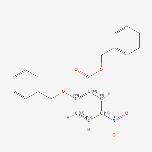 2-苄氧基-5-硝基苯甲酸-13C6苄酯,CAS 1329840-65-4,「源叶」B71313899-10mg