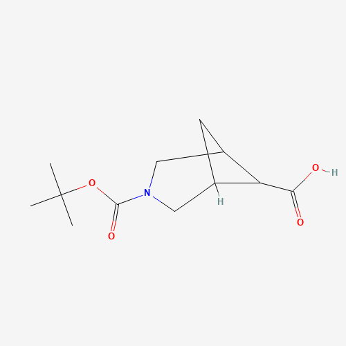 3-Boc-3-氮杂二环[3.1.1]庚烷-6-羧酸,CAS 1250995-41-5,「源叶」B72207329-1g