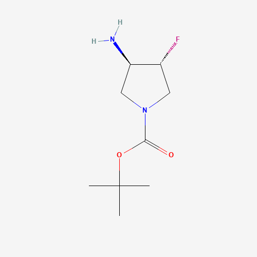 （3R_4R）-3-氨基-4-氟吡咯烷-1-羧酸叔丁酯制备,CAS 1441392-27-3报价,「毕佳索」T72207654-100mg