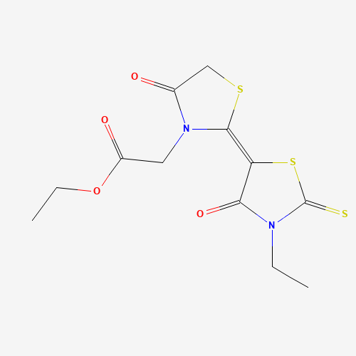3-噻唑烷乙酸_2-（3-乙基-4-氧-2-硫氧-5-噻唑烷亚基）-4-氧-乙基酯,CAS 1309456-13-0,「源叶」T73013984-500mg