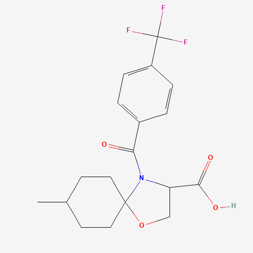 氮杂螺_羧酸(C18H20F3NO4),CAS 1326814-09-8,「Fluorochem」M75360314-1g