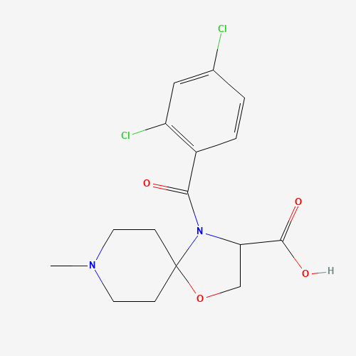 二氮螺_羧酸(C16H18Cl2N2O4),CAS 1326811-15-7,「Fluorochem」D75360335-2g