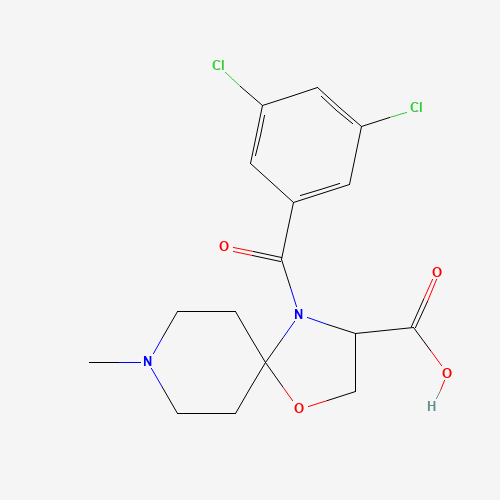 二氯苯甲酰基-羧酸(C16H18Cl2N2O4),CAS 1326808-66-5,「Fluorochem」D75360370-10g