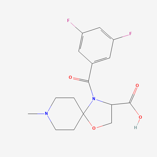二氮螺_羧酸(C16H18F2N2O4),CAS 1326815-01-3,「Fluorochem」D75360373-10g