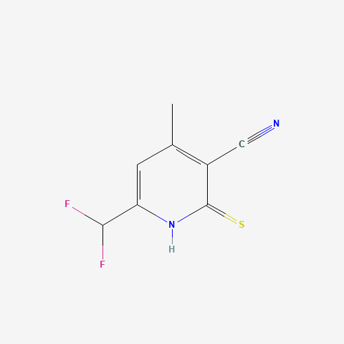 6-二氟甲基-2-巯基-4-甲基-烟酰胺,CAS 438218-60-1,「Fluorochem」D842738-1g