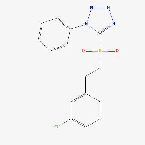 5-（（3-氯苯乙基）磺酰基）-1-苯基-1H-四唑,CAS 1174193-87-3,「源叶」C86280383-1g