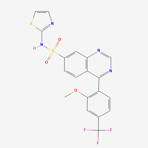噻唑_磺酰胺(C19H13F3N4O3S2),CAS 1443373-17-8,「源叶」M86687532-5mg