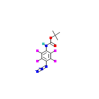 4-（N-叔丁氧羰基氨基）四氟苯叠氮化物,CAS 294187-76-1,「源叶」N10542659-25mg