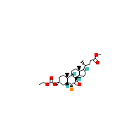 （3α_5β_6α）-6-溴-3-[（乙氧羰基）氧]-7-氧代-胆-24-甲酸甲酯,CAS 125112-73-4,「源叶」C10886188-250mg