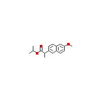 2-（2-甲氧基萘-6-Yl）丙酸异丙酯,CAS 68641-85-0,「源叶」I11254291-250mg