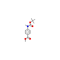 4-（叔丁氧羰基（甲基）氨基）苯甲酸甲酯,CAS 741275-29-6,「Fluorochem」M11846253-1g