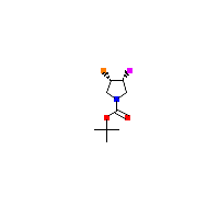 顺-3-溴-4-氟吡咯烷-1-羧酸叔丁酯,CAS 1818847-23-2,「Fluorochem」T118998429-500mg