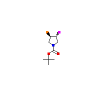 反-3-溴-4-氟吡咯烷-1-羧酸叔丁酯,CAS 1818847-67-4,「源叶」T122170261-250mg