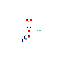 4-（2-羟基-3-异丙基氨基丙氧基）苯甲酸甲酯盐酸盐,CAS 33947-96-5,「源叶」H12238215-25mg