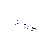 硝基咪唑-乙酸(C9H7N3O4),CAS 59128-18-6,「Fluorochem」N12269141-1g