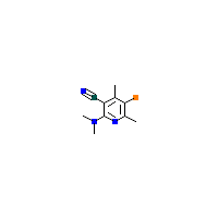 二甲基吡啶-腈(C10H12BrN3),CAS 2095409-83-7,「Fluorochem」B126850253-500mg