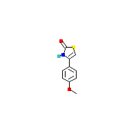 4-（4-甲氧基苯基）-1,3-噻唑-2（3H）-酮,CAS 2104-03-2,「源叶」M12743038-250mg