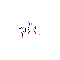 3-氨基-7-溴呋喃[3,2-c]吡啶-2-羧酸乙酯,CAS 2091217-61-5,「毕得」E131388935-1g