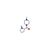 1-甲基-4-（吡咯烷-2-基羰基）哌嗪,CAS 116818-82-7,「Fluorochem」M14084856-250mg