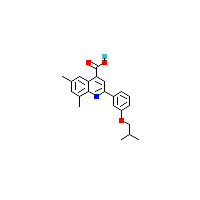 异丁氧基苯基-羧酸(C22H23NO3),CAS 588674-05-9,「Fluorochem」I1531475-5g