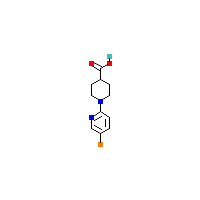 1-（5-溴吡啶-2-基）哌啶-4-羧酸,CAS 954570-88-8,「Fluorochem」B16794460-100g