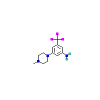 3-（4-甲基哌嗪-1-Yl）-5-（三氟甲基）苯胺,CAS 641571-21-3,「韶远」M18543044-5g