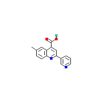 6-甲基-2-吡啶-3-基喹啉-4-羧酸,CAS 5110-02-1,「Fluorochem」M21187-5g
