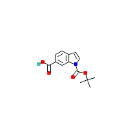 1-（叔丁氧羰基）-1H-吲哚-6-羧酸,CAS 208772-42-3,「Fluorochem」T22344502-5g