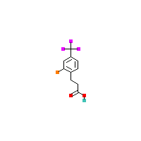 3-（2-溴-4-（三氟甲基）苯基）丙酸,CAS 68755-36-2,「Fluorochem」B22754129-1g