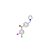 4-氯-3-氟-4'-吡咯烷甲基二苯甲酮,CAS 898776-57-3,「Fluorochem」C24724354-1g