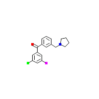 3-氯-5-氟-3'-吡咯烷甲基二苯甲酮,CAS 898770-72-4,「Fluorochem」C24724818-5g