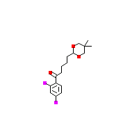 二氟苯_酮(C17H22F2O3),CAS 898786-85-1,「Fluorochem」D24727864-2g