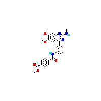 喹唑啉-氨基甲酸甲酯(C26H24N4O5),CAS 947620-48-6,「源叶」M24864553-50mg